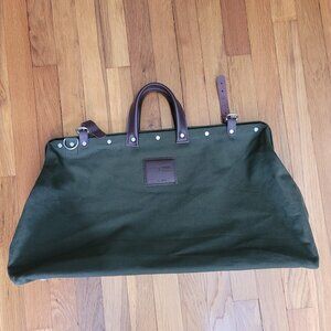 Line Of Trade Weekender Canvas Bag Olive Green Heritage Wear Duffle Duffel Tool